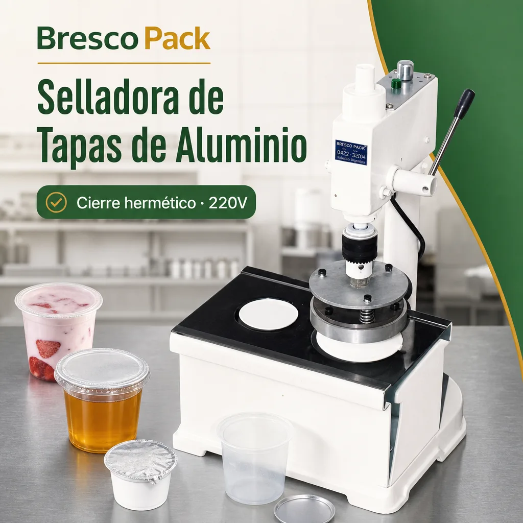 Selladora de Tapas de Aluminio